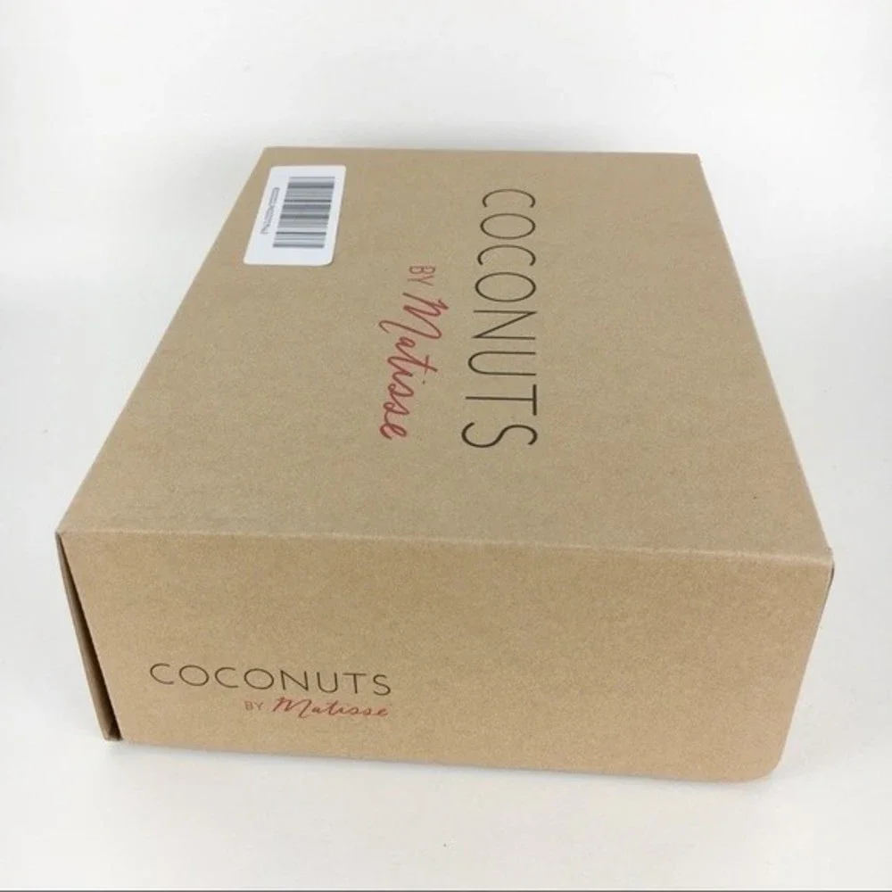 Coconuts By Matisse‎ 8 Black Gray Snakeskin Platform Wedges Espadrilles Sandals
